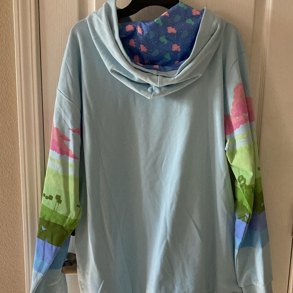 New Disney Loungefly Sleeping Beauty Castle and Fairies Hoodie - Picture 2 of 3
